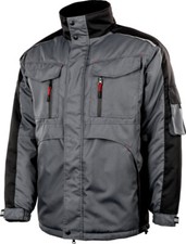 albatros CELSIUS Profesjonalna parka Kurtka robocza Wiatr + Wodoodporna Kolor Szary/Czarny