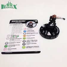 Heroclix Captain America and Avengers set Winter Soldier 015 Common fig w/card