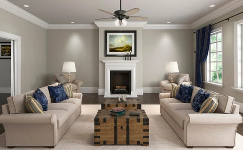 52" Ceiling Fan LED Light Noble Bronze Barnwood Elegant Rustic Rugged Cottage - Image 3 of 4