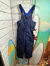 Faded Glory Kids Snow Bibs. Size Medium 8 .. NEW WITH TAGS. Blue.