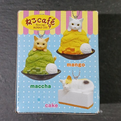 Neco Cafe Bandai 2016-17 6 verschiedene Katzenfiguren 1 pro Box - NEU - KOSTENLOSER VERSAND BOX - 42 - Bild 3 von 6
