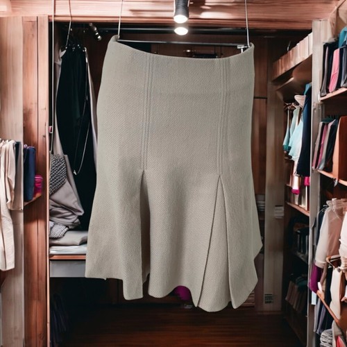 Vtg. Prada Wool Pleated Skirt Size 40 - Picture 2 of 4