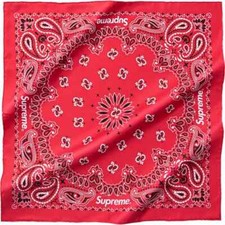 Supreme Silk Bandana Red