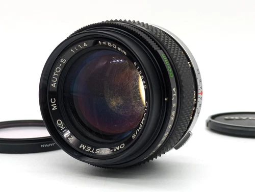 Video*[Ap MINT] OLYMPUS OM SYSTEM ZUIKO MC AUTO-S 50mm F/1.4 MF Lens From JAPAN