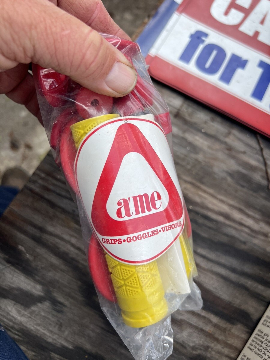 Old School AME Vintage BMX Bike Grips Red And Yellow | eBay Old School AME Vintage BMX Bike Grips Red And Yellow | eBay