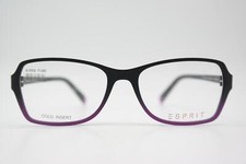 Esprit ET17466 Black Purple Oval Eyeglass Frame New