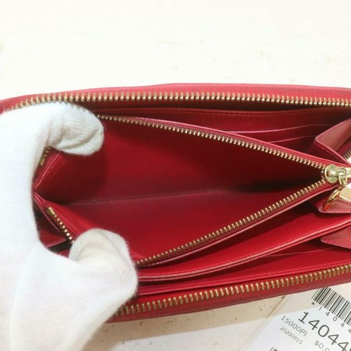 Louis Vuitton Kusama Infinity Dots Pumpkin Red Monogram Vernis Zippy Wallet  - Bild 12 von 12