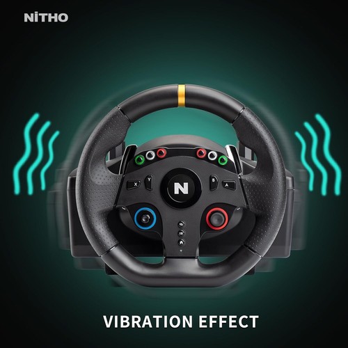 Nitho Drive Pro ONE V24 Gaming Racing Wheel and Pedals 270 Degree Steering Pedal - Picture 4 of 19