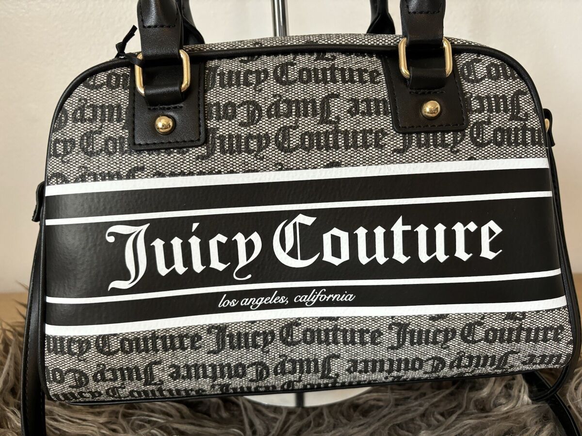 JUICY COUTURE Bag Fashionista Billboard Bowler Satchel JUICY COUTURE Bag Fashionista Billboard Bowler Satchel