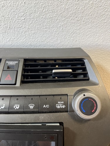 2008 HONDA ACCORD OEM DASH BEZEL HEATER CLIMATE CONTROL CLOCK TRIM - Picture 3 of 12