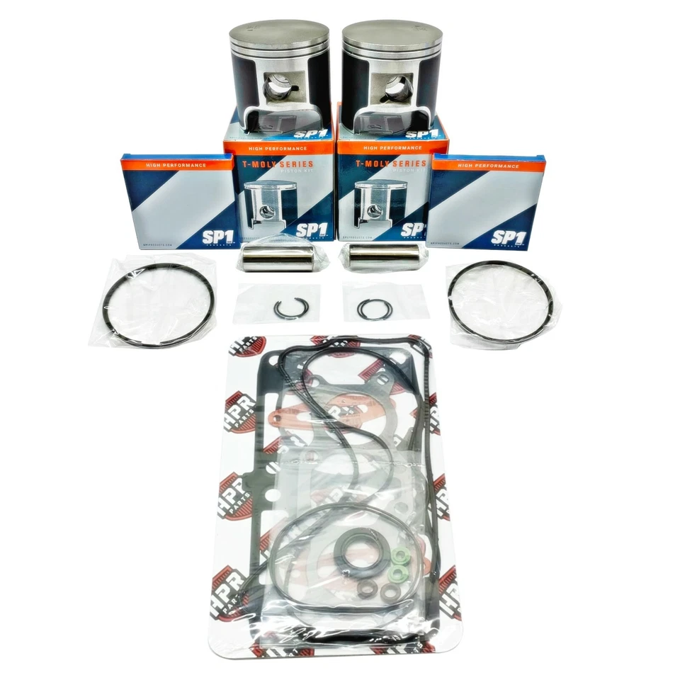 85mm SP1 Top End Gaskets Pistons 13-16 Polaris 800 Indy RMK Rush SKS - Image 2 of 2
