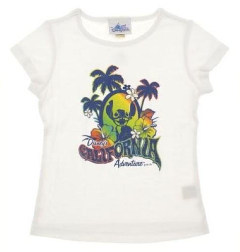 Neu mit Etikett Vintage Disneyland Resort California Adv Stitch kurzärmliges Shirt S 6 6X - Bild 1 von 9