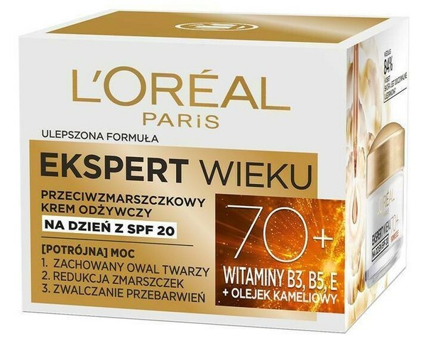 LOreal Paris Age Expert 70+ Crema nutritiva antiarrugas FPS 20 días 50 ml