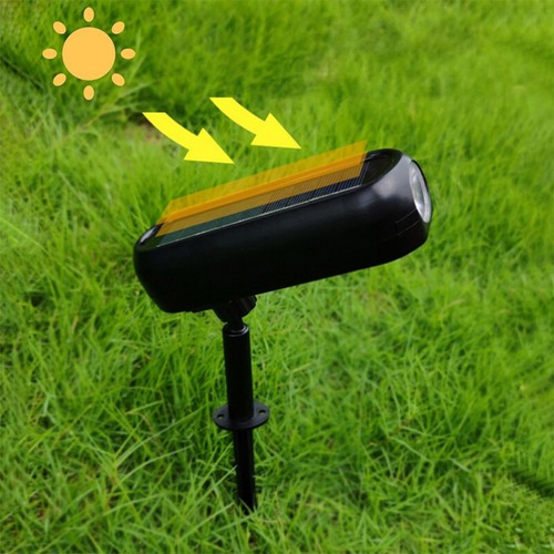 4Pcs Bright Solar Powered Spotlight Waterproof Outdoor Garden Yard Spot Light - Picture 5 of 17