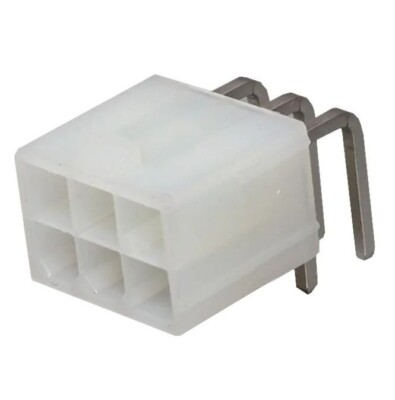 Mini-Fit 6-polig Stiftleiste 2-reihig gewinkelt RM4,2mm Molex 39-30-1060