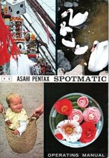 Pentax Spotmatic 35mm camera operating manual 50 pages/1967