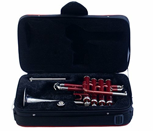 Sai Musical India Piccolo Trumpet Bb Red Nickel - Picture 4 of 4