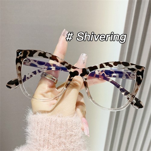 Women Cat Eyeglass Optical Frame Anti-Blue Light Blocking Spectacles Computer - Picture 18 of 19