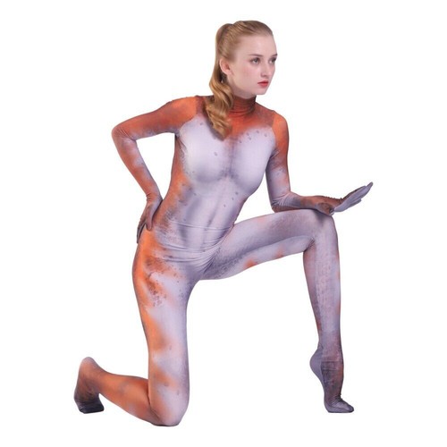 Xenomorph Predator Cosplay Jumpsuit Adult Kids Bodysuit Halloween Costume new - Picture 12 of 13