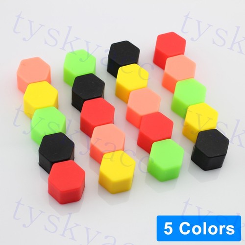20x Auto Accessories Wheel Nut Lug Bolt Screw Cap Cover Dust Protective 19mm - Picture 12 of 17
