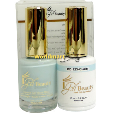 IGel Beauty Gel Nail Polish 0.5oz Gel DUO DD123- CLARITY
