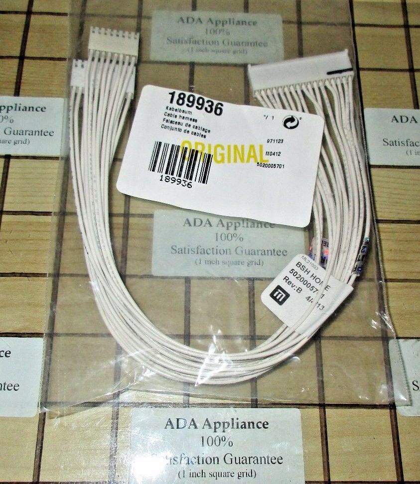 OEM Thermador Bosch Wire Harness 00189936 1438993 189936 for sale