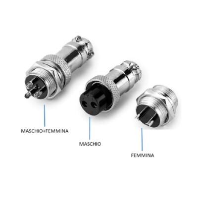 Lonlonty GX20 Connettore Aviazione 4 Pin, Spina E Presa