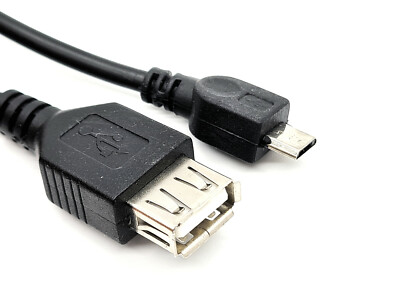 USB OTG Adapter Cable Micro USB Type B Male to USB A Female #D47