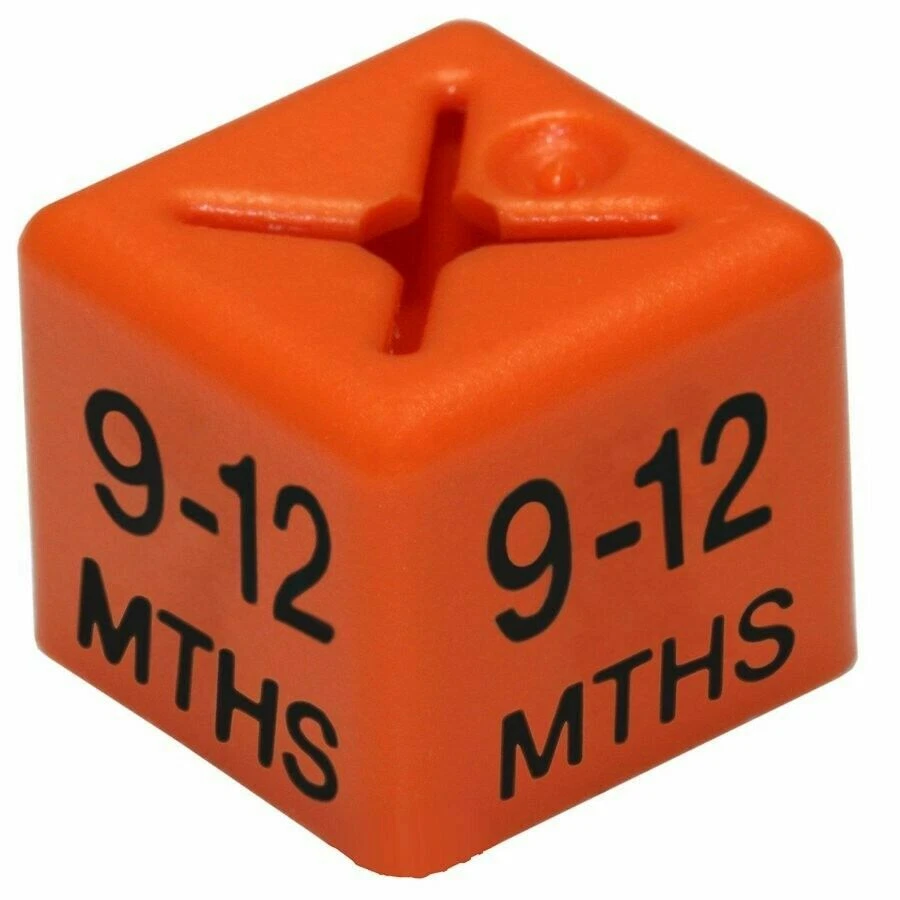 CRS 50x Size 9-12 MTHS Coat Hanger Size Cubes Garment Clothes Markers