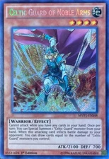 Yugioh Celtic Guard Of Noble Arms Secret Rare MVP1 1st Edition NM