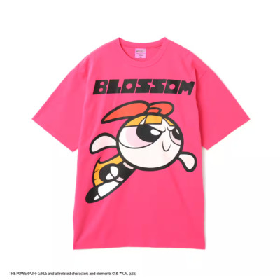 J*m様 人気レア★atmos pink × Powerpuff Girls　半 The Powerpuff Girls X atmos pink Color T-shirt Pink Japan New | eBay