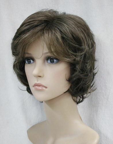 19 Colour Short Curly Women Wig Ladies Daily Natural Hair Wig Cosplay Wigs - Picture 28 of 36