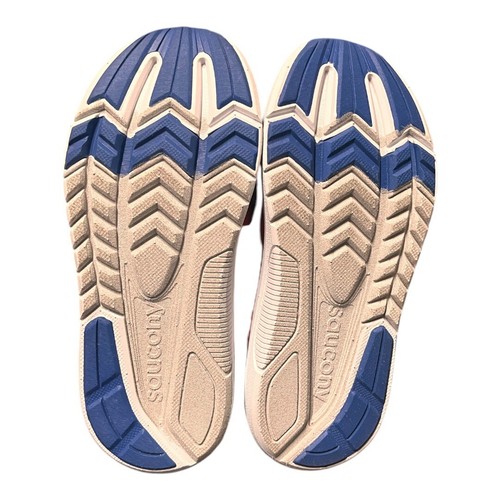 Saucony KINVARA 14 A/C Little Kids Toddler Sneaker Navy Red Lightweight 10 Wide - Picture 5 of 7
