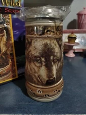 1996 BUDWEISER CALL OF THE WILD WOLF BEER STEIN MINT IN BOX
