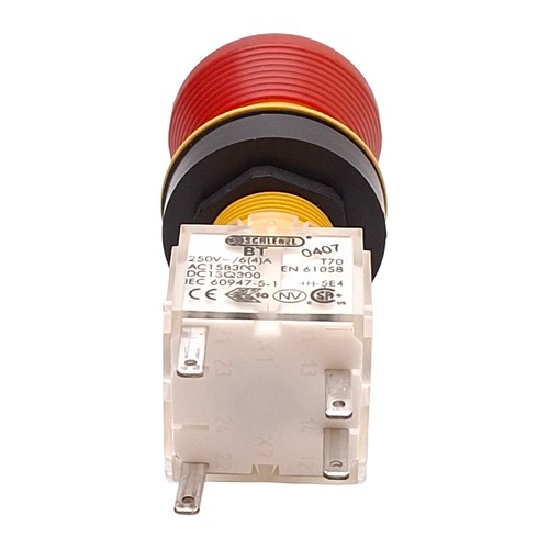 Schlegel RKUV28 BT Pushbutton E-Stop Twist-to-Release ø16.2mm 1NC+1NO 240VAC 4A - Picture 8 of 8
