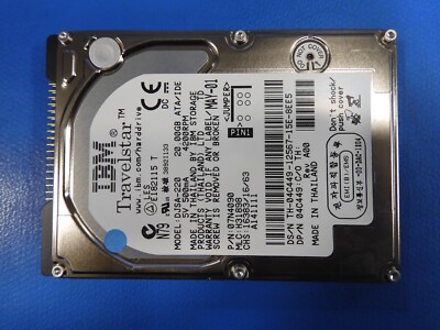 07n4090 DJSA220000 IBM Travelstar 20GN 20GB 4200RPM ATA-66 2MB