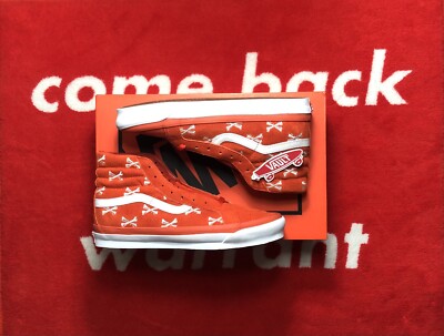 Vans Sk8-Hi WTAPS Bones Orange Size 9.5 Brand New