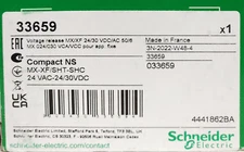 SCHNEIDER ELECTRIC 33659 Compact NS 24 VAC 24-30 VDC Undervoltage Release MX-XF