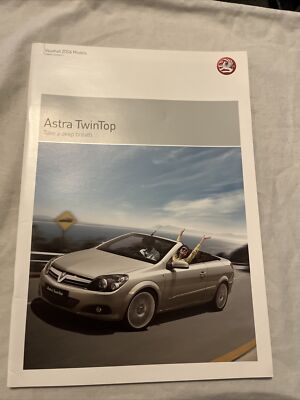 Vauxhall (Opel) Astra TwinTop Prospekt (Modelle 2006) inklusive Spezifikationsanleitung