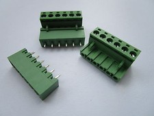 30 pcs Close Straight 6pin 5.08mm Screw Terminal Block Connector Pluggbale Type