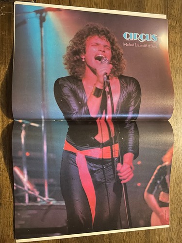 Circus Magazine APR 28 1977 ISSUE 154 ELP CREAM Pink Floyd KISS STARZ POSTER - Foto 3 di 4
