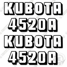 Fits Kubota 4520A Decal Kit Tractor - 3M VINYL Aftermarket Sticker Set!