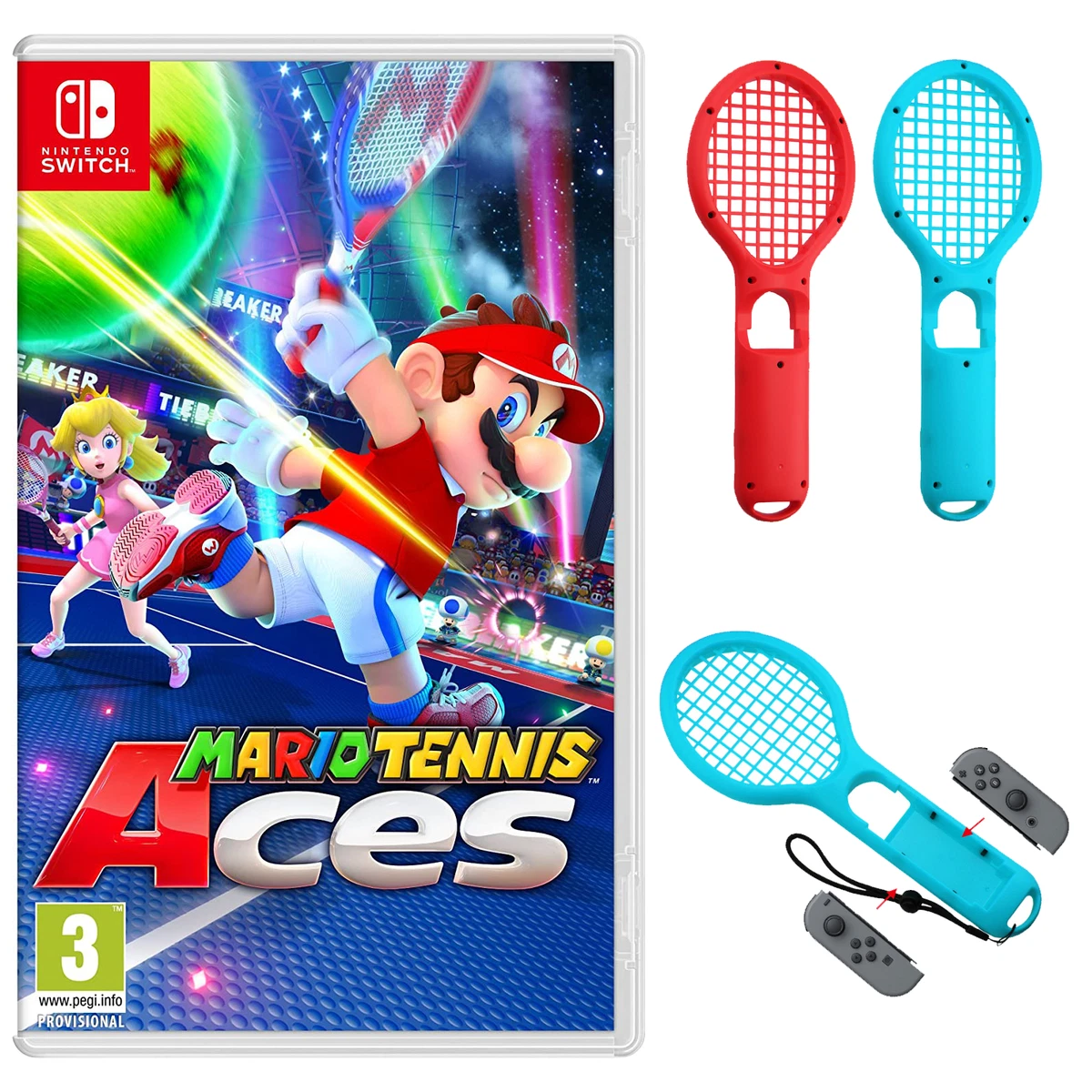 Attachment Mario | Accessory Racket Nintendo Aces Tennis Switch Tennis For eBay &