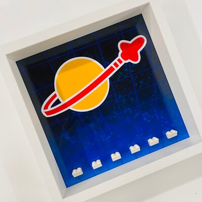 Vitrinenrahmen Koffer für LEGO  Classic Space Minifiguren 70841 27cm