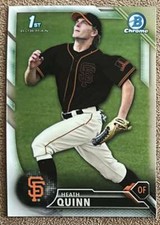 2016 Bowman Draft Picks & Prospects Chrome Heath Quinn San Francisco Giants