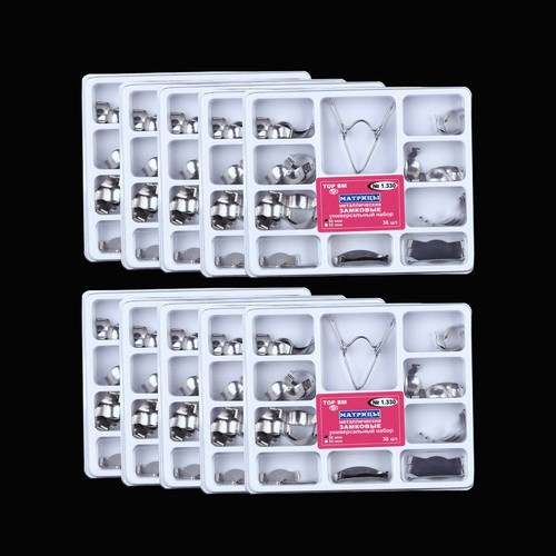 Dental TOR VM Saddle Sectional Contoured Matrice Matrix Bands Ring/Wedges/Plier - Picture 69 of 282