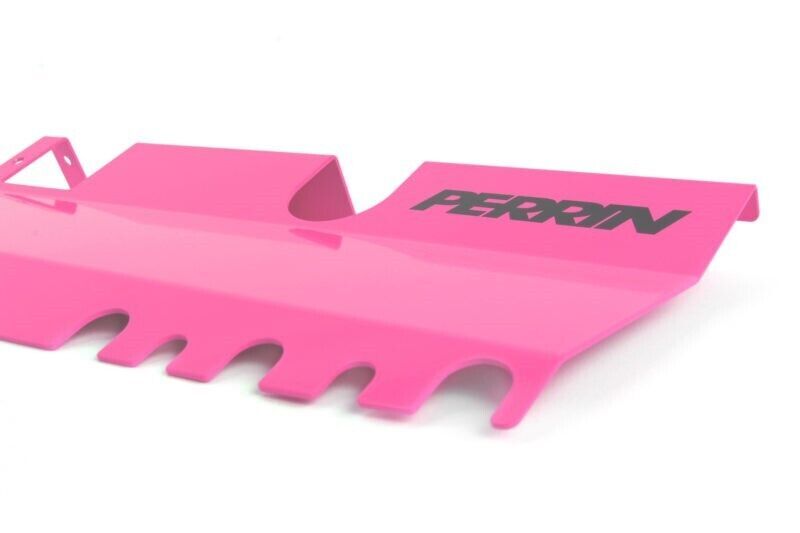 Pink Radiator Guard Perrin Performance Pink Color Radiator Shroud for 2015-2021 Subaru WRX ...