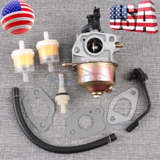 Carburetor Carb For Firman PRE4000K 7hp 208cc Generator w/ Fuel Filter Fuel Line