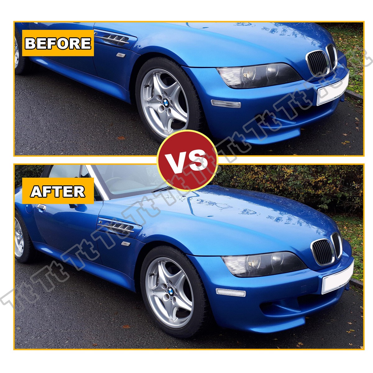 For 1996-2002 BMW Z3 M Coupe Roadster White LED Front Bumper For 1996-2002 BMW Z3 M Coupe Roadster White LED Front Bumper