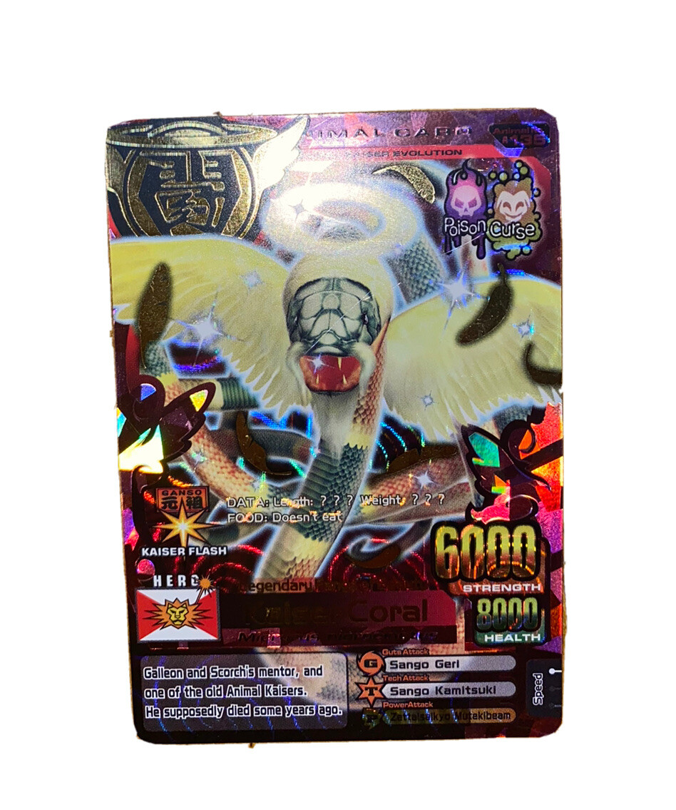 ultra rare Kaiser Coral Card 'animal Kaiser' | eBay